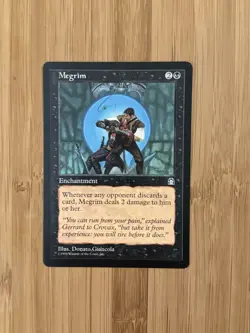 MTG Magic the Gathering Megrim Stronghold NM - Image 1