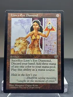 Magic the Gathering MTG - Mirage - Lion's Eye Diamond - Rare - Near Mint - Image 1