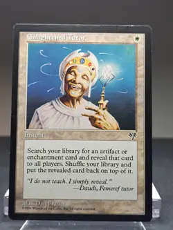 Magic the Gathering Classic 1996 MTG Enlightened Tutor NM - Image 1
