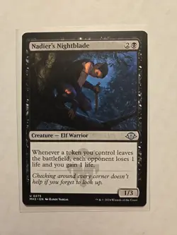 Nadier's Nightblade - Modern Horizons 3 - LP - MTG Magic - Uncommon - Creature - Image 1