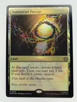 Multiversal Passage (Foil) 0180 (R) MTG Marvel's Spider-Man (SPM) - Image 1
