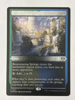 Rejuvenating Springs - FOIL Etched - Commander Legends - MTG NM - Image 1