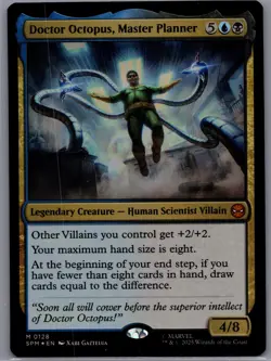 Doctor Octopus, Master Planner 0128 Mythic Marvel's Spider-Man Foil MTG - Image 1