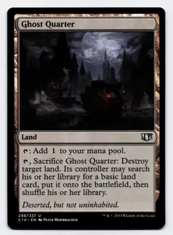 Ghost Quarter [298/337] C14 Uncommon Non-Foil [MTG Card English] - Image 1