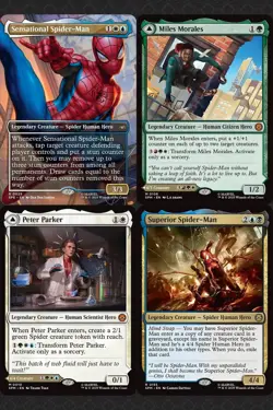 Cosmic Spider-Man Commander Deck Spiders Hero Magic MTG Magic EDH Ready-to-Play - Image 2
