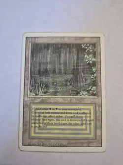 MTG Bayou Revised Edition - English - MP - Magic The Gathering - - Image 2