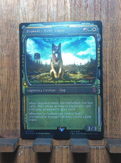 MTG❤🌳✨ Dogmeat, Ever Loyal ( FOIL Showcase ) Universes Beyond: Fallout NM❤💕 - Image 2