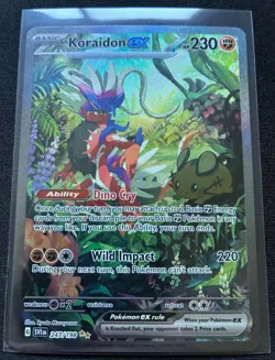 Pokemon 2023 Scarlet & Violet Koraidon EX 247/198 Special Illustration Rare NM - Image 1