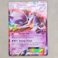 Mewtwo EX 62/162 XY: BREAKthrough Ultra Rare Pokemon TCG 2015 LP Lightly Played - Image 1