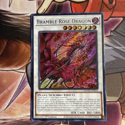 Yugioh Bramble Rose Dragon DOOD-EN039 Secret Rare 1st Ed Near Mint - Image 1