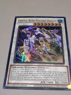 Yugioh! - Crystal Wing Synchro Dragon RA02-EN029 -ULTRA Ra - 25'TH ANN. - NM/M - Image 1