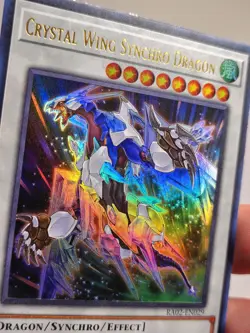 Yugioh! - Crystal Wing Synchro Dragon RA02-EN029 -ULTRA Ra - 25'TH ANN. - NM/M - Image 3
