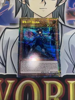 Yugioh K9-17 Izuna JUSH-EN031 Starlight Rare - Image 1