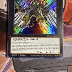 Yugioh! Number F0: Utopic Future Zexal DUAD-EN042 (UR) 1st Ed "Utopia Support" - Image 3