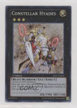 Constellar Hyades 1st Ed. YuGiOh Hidden Arsenal 7: Knight of Stars #HA07-EN021 - Image 1