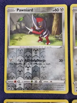 Pawniard & Bisharp Reverse Holos 6x Pokemon Card Lot Near Mint - Image 2