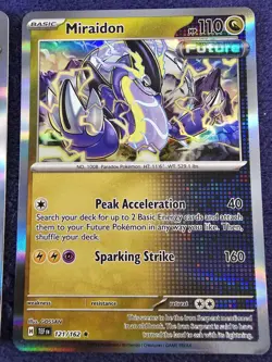 Koraidon And Miraidon Ancient And Future Holo Rares 2x Pokemon Card Lot - Image 3