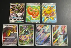 2025 Pokemon Card FULL ART HOLO Lot - (7) Cards - Image 3
