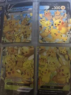 Pikachu V-Union [Set of 4] SWSH: Sword & Shield Promo Cards Holo - Image 1