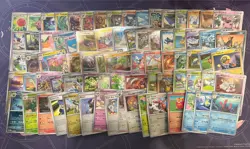 Obsidian Flames Pokemon TCG, Lot of 80 Reverse Holo Cards, No Duplicates! - Image 1