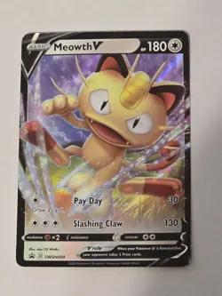 Meowth V - Promo SWSH: Sword & Shield Promo Cards SWSH004 NM - Image 1
