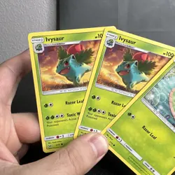 Bulbasaur 1/73 Ivysaur 2/73 Shining Legends Pokemon Card Non-Holo 3 - Image 3
