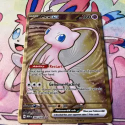 Pokemon TCG Mew EX Metal Gold NM 205/165 Scarlet & Violet 151 Promo Card NM - Image 4