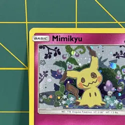 Mimikyu Promo SM163 Team Up Blister Pokemon Card Sun & Moon Holo - Image 4
