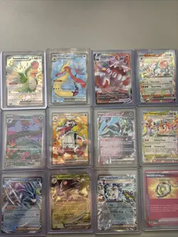 12 Card Pokemon Lot Mint/Nm EX VMAX No Duplicates Holo Rare - Image 1