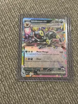 Pokemon TCG Umbreon EX 60/131 Double Rare Holo Card Prismatic Evolutions - Image 1