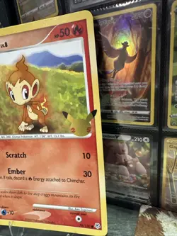 JUMBO/OVERSIZED/LARGE Chimchar - 76/130 - 25th Anniversary Promo - Pokemon Card - Image 2