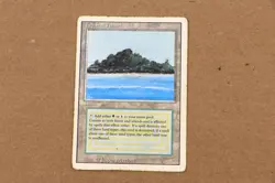 MTG Revised Tropical Island Rare Dual Land Vintage 1994 MP/HP - Image 1