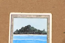 MTG Revised Tropical Island Rare Dual Land Vintage 1994 MP/HP - Image 2