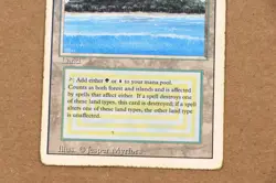 MTG Revised Tropical Island Rare Dual Land Vintage 1994 MP/HP - Image 3