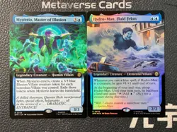 Magic MTG Hydro-Man,Fluid Felon Borderless Foil Marvel Spider-Man Lot*2 - Image 1