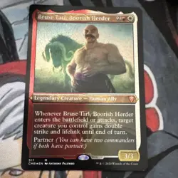 Bruse Tarl, Boorish Herder (Foil Etched) Commander Legends Foil - Image 3