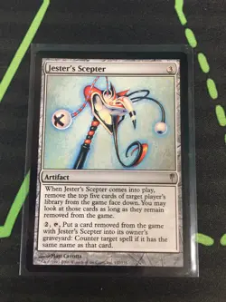 MTG Magic The Gathering Jester’s Scepter Coldsnap Artifact Commander - Image 1