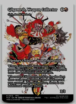 Gilgamesh, Weapon Collector - Godo, Bandit Warlord (Showcase) R FINAL FANTASY: T - Image 1