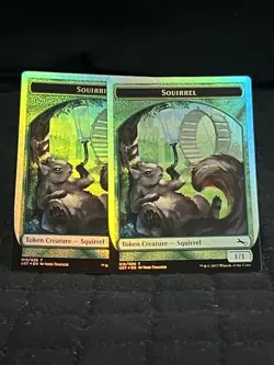 Squirrel Token - Unstable Foil x2 ~NM~ Magic The Gathering MTG - Image 1