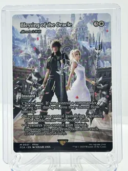 NM - Blessing Of The Oracle (Akroma’s Will) - 0021 - Final Fantasy x MTG - Image 1