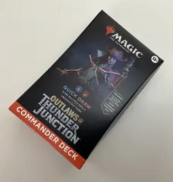 MTG Quick Draw *New Sealed* Outlaws Of Thunder Junction Commander Deck Comb Ship - Image 1