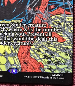 Arachnogenesis (Borderless) - Spider-Man - Magic: The Gathering 0031 MINT - Image 5