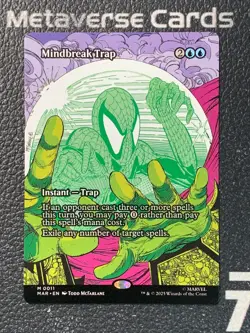 Magic MTG Mindbreak Trap 0011 Borderless Marvel Spider-Man - Image 1