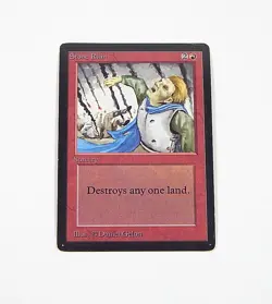 Magic The Gathering MTG Stone Rain - Image 1