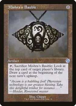 Mishra's Bauble 1x MtG The Brothers' War Retro Artifacts SP/NM - Image 1