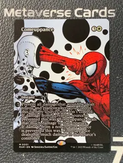 Magic MTG Comeuppance 0001 Borderless Marvel Spider-Man - Image 1