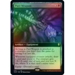 FOIL PACT WEAPON (EXTENDED ART) Commander Legends: Battle For Baldur's Gate MTG - Image 1