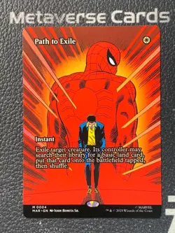 Magic MTG Path to Exile 0004 Borderless Marvel Spider-Man - Image 1
