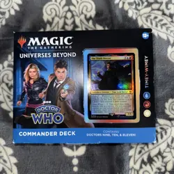 Magic The Gathering Universes Beyond - Doctor Who Timey-Wimey - Commander Deck - Image 1