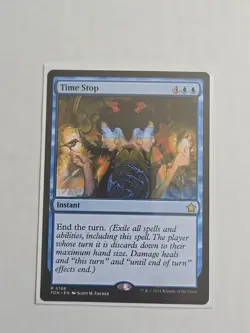 Time Stop - Foundations - NM - MTG Magic - Rare - Instant - Image 1